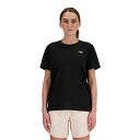 ニューバランス(new balance) ランニングウェア Tシャツ 半袖 レディース Sport Essentials ショートスリーブTシャツ WT41222 BK