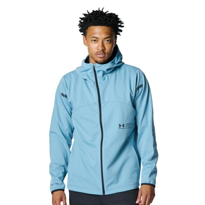 アンダーアーマー ウインドブレーカー ジャケット メンズ UA WINTER KNIT 3 LAYER FULL-ZIP HOODIE 600..