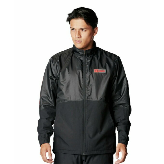 アンダーアーマー ウインドブレーカー ジャケット メンズ UAトリコット ラインド ウーブン ジャケット　UA TRICOT LINED WOVEN JACKET 6007739-001 UNDER ARMOUR(4)