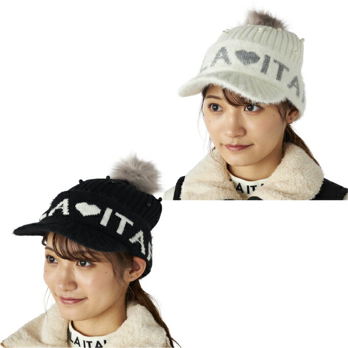 フィラ(FILA) ゴルフ ニット帽 レディース ツバ付きニットキャップ 795-909 【2025年秋冬モデル】