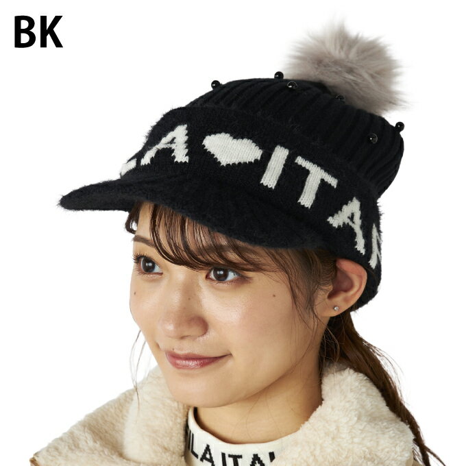 フィラ(FILA) ゴルフ ニット帽 レディース ツバ付きニットキャップ 795-909 【2025年秋冬モデル】