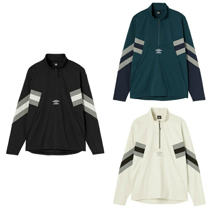 アンブロ(UMBRO) ジャージジャケット メンズ THE THIRD ウォームアップハーフジップトップ UF5FJG11M