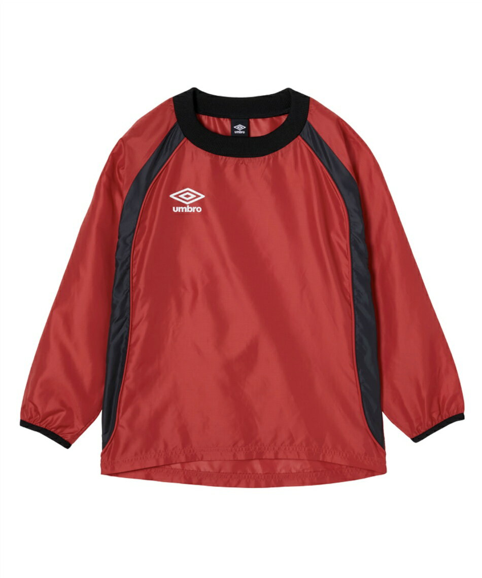 umbro サッカーウェア 赤黒 Oサイズ アトレチコパラナエンセ公式練習着 スポンサー入りトレーニングシャツ