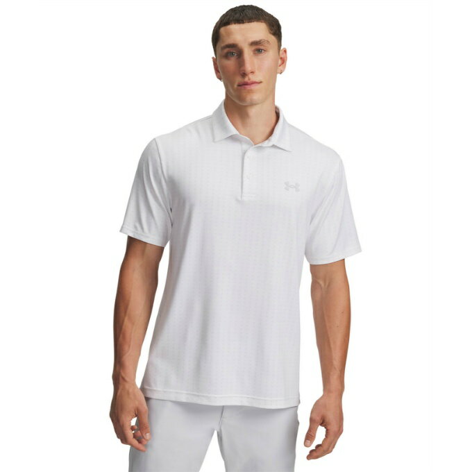 アンダーアーマー(UNDER ARMOUR) ゴルフウェア ポロシャツ 半袖 メンズ UA PLAYOFF 3.0 PRINTED POLO 1378677-119【2025年秋冬モデル】