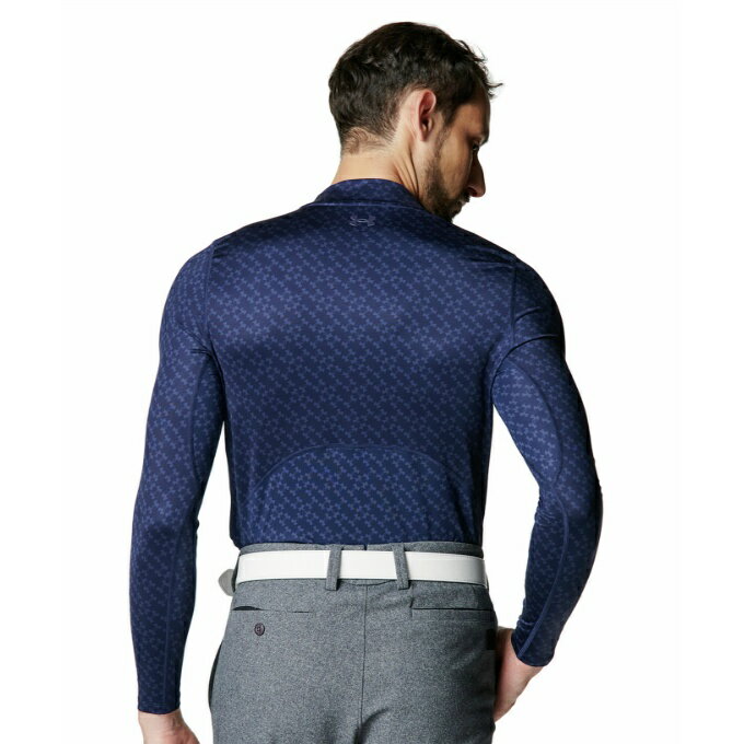 アンダーアーマー(UNDER ARMOUR) ゴルフ アンダーウェア 長袖 メンズ UA HEATGEAR FITTED NOVELTY LONG SLEEVE MOCK NECK SHIRT 6007920-410【2025年秋冬モデル】
