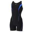 スピード(Speedo) フィットネス水着 セパレート レディース フィールアップルースンハーフニースキン SFW12561-KB