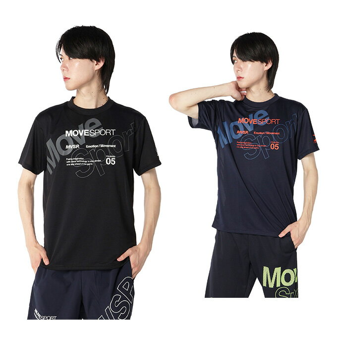 ■カラー：BK00、NV00 ■サイズ：S、M、L、O、XO ■素材：ポリエステル100% ■特徴：吸汗速乾 ■原産国：ベトナム ■着用サイズ：L(身長/180cm) 検索ワード：スポーツウェア トレーニングウェア 半そで 機能Tシャツ