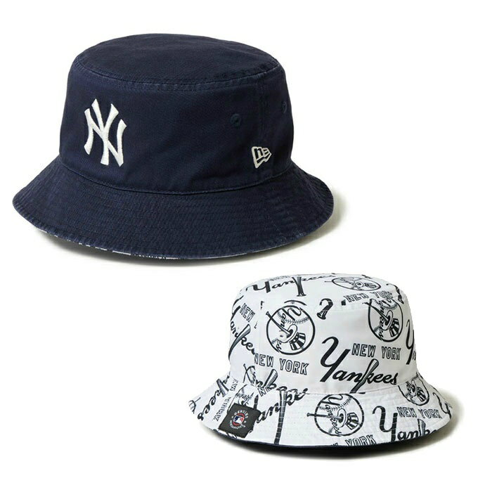 樂天商城 - ニューエラ NEW ERA ハット メンズ レディース バケット01 リバーシブル ニューヨーク・ヤンキース ナイトシフトネイビー 14667763 国内正規品