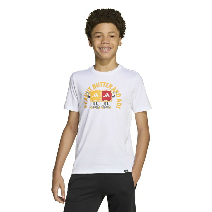 アディダス(adidas) Tシャツ 半袖 ジュニア K FOOD グラフィックTシャツ JYD16-JV5248
