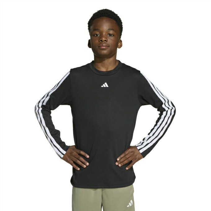 乐天商城 - アディダス(adidas) Tシャツ 半袖 ジュニア TR-ES 3S LSシャツ KLJ85-JM1577