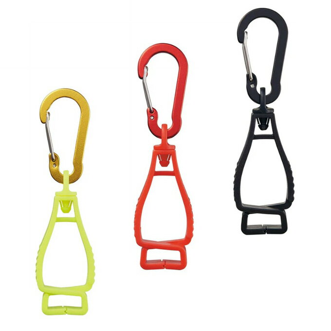 手袋や帽子などが挟めるクリップ。バッグにひっかけたり、濡れたものを干すのに便利なグッズ。 ■カラー： 1900 ( ブラック ) 6400 ( レッド ) 5300 ( イエロー ) ■サイズ：長さ7.5×高さ3×幅1.8cm ※製品によっ...