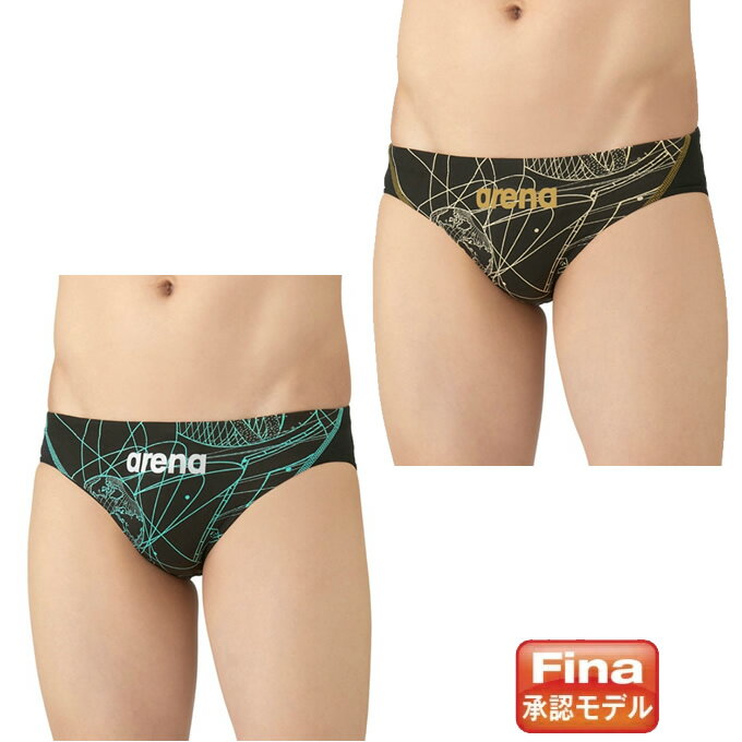 【全品対象最大10％OFFクーポン 2025/11/30 0:00～12/11 1:59】アリーナ(arena) FINA承認 競泳水着 スパッツ メンズ WA M XTREMEリミック BW柄 AS5FRC23M