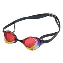 アリーナ(arena) クッション付き スイミングゴーグル メンズ レディース FINA レーシングアクアフォースSFA AGL-O400MS-RDBK