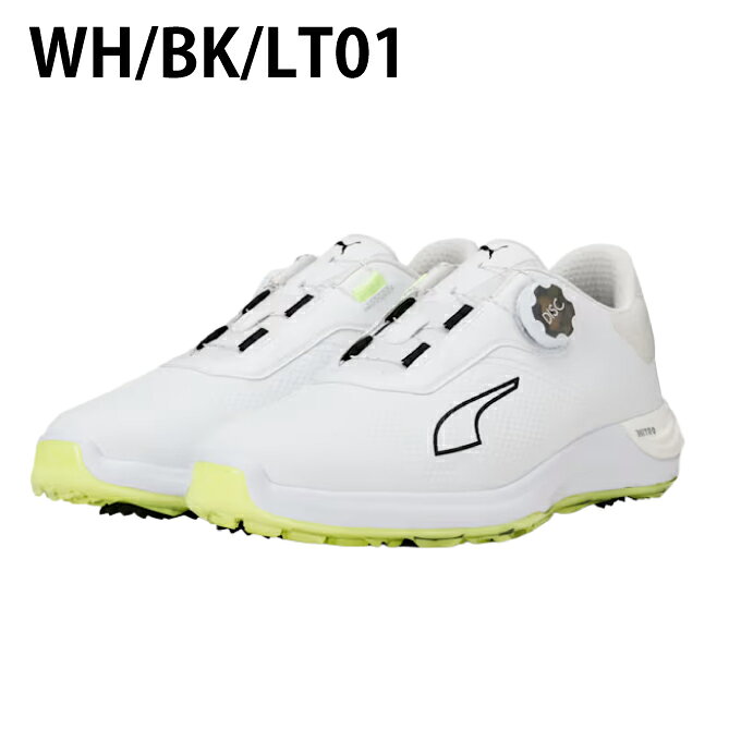 プーマ(PUMA) ゴルフシューズ スパイクレス メンズ パワーアセンド ニトロ ディスク スパイクレス シューズ 313146 【2025年モデル】