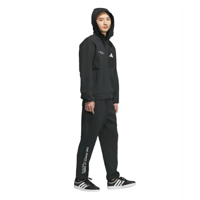 アディダス(adidas) スポーツウェア ジャージ ジャケット メンズ アダプテーション レギュラーフィット フード付きフルジップトラックトップ KA1233 KS489 3