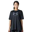 【全品対象最大10%OFF!2025年8/15 0:00~8/20 23:59】 アンダーアーマー(UNDER ARMOUR) Tシャツ 半袖 レディース UAテック オーバーサイズド ビッグロゴ トレーニング WOMEN 6007702-001