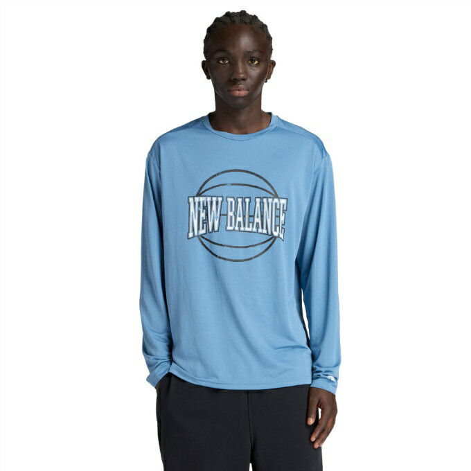 ニューバランス(new balance) バスケットボール 長袖シャツ メンズ グラフィックトレーニングロングスリーブシャツ MT53632SRU
