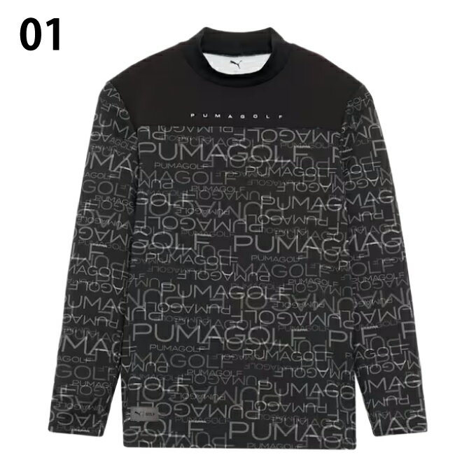 プーマ(PUMA) ゴルフウェア 長袖シャツ メンズ PBモックネック長袖シャツ 635777 【2025年秋冬モデル】