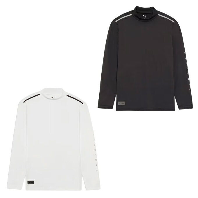 【全品対象最大10％OFFクーポン 2025/11/30 0:00～12/11 1:59】プーマ(PUMA) ゴルフウェア 長袖シャツ メンズ PB ハイネック 長袖 シャツ 635785 【2025年秋冬モデル】