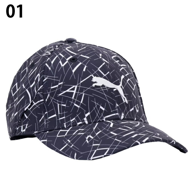 プーマ(PUMA) ゴルフ キャップ メンズ PF AOP ケイリョウ ブリム キャップ 027108 【2025年秋冬モデル】