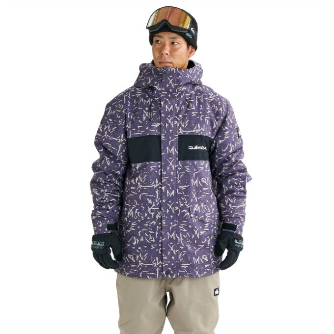 クイックシルバー(QUIKSILVER) スノーボードウェア ジャケット メンズ MISSION PRINTED BLOCK JK GQYTJ..