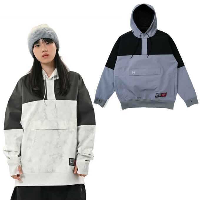 アンセム(ANTHEM) スノーボードウェア ジャケット メンズ レディース SHOULDER PATCH HOODIE ショルダーパッチフーディー AN2505 【25-26 2026モデル】