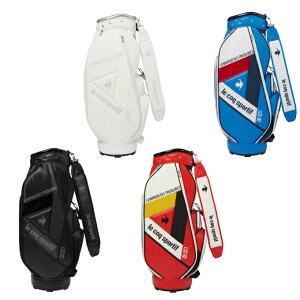 ルコックスポルティフ(le coq sportif) キャディバッグ メンズ アーカイブデザイン 大口径キャディバッグ 9.5型 LG5FCB01M 【2025年モデル】