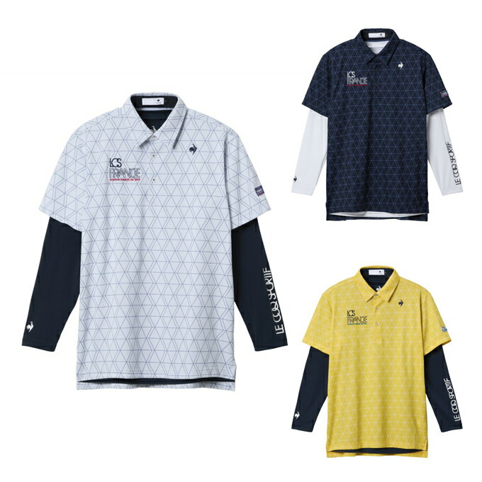 【全品対象最大10%OFF!11/20 20:00〜11/27 1:59】ルコックスポルティフ le coq sportif ゴルフウェア シャツセット メンズ...