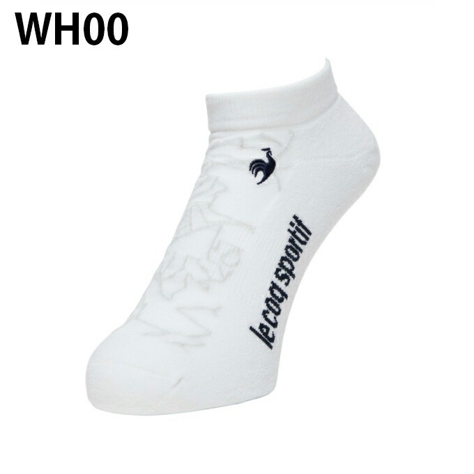 ルコックスポルティフ le coq sportif ゴルフ ソックス メンズ シーズンモチーフ柄 アンクル丈ソックス LG5FSO00M 【2025年秋冬モデル】