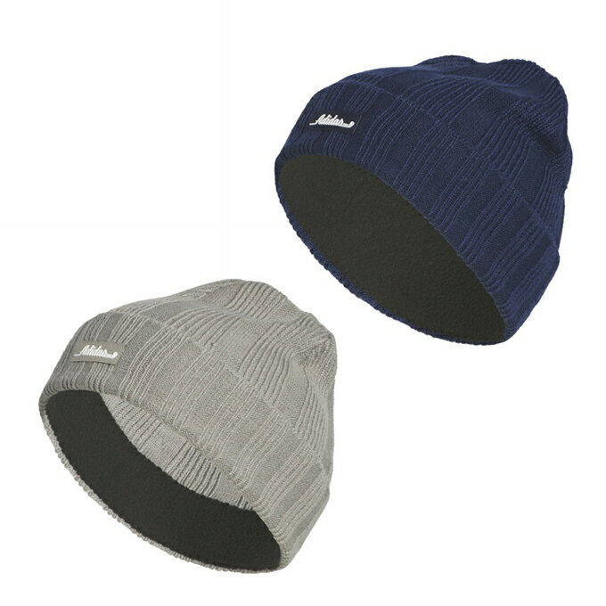 アディダス adidas ゴルフ ニット帽 メンズ 裏フリース付きロゴビーニー JVU27 【国内正規品】【2025年秋冬モデル】