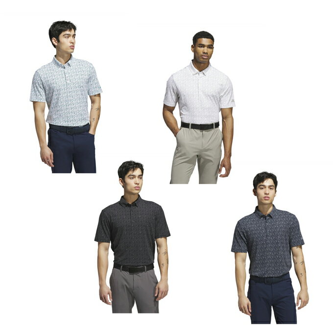 【全品対象最大10%OFFクーポン 2025/11/30 0:00〜12/11 1:59】アディダス adidas ゴルフウェア ポロシャツ 半袖 メンズ マイ...