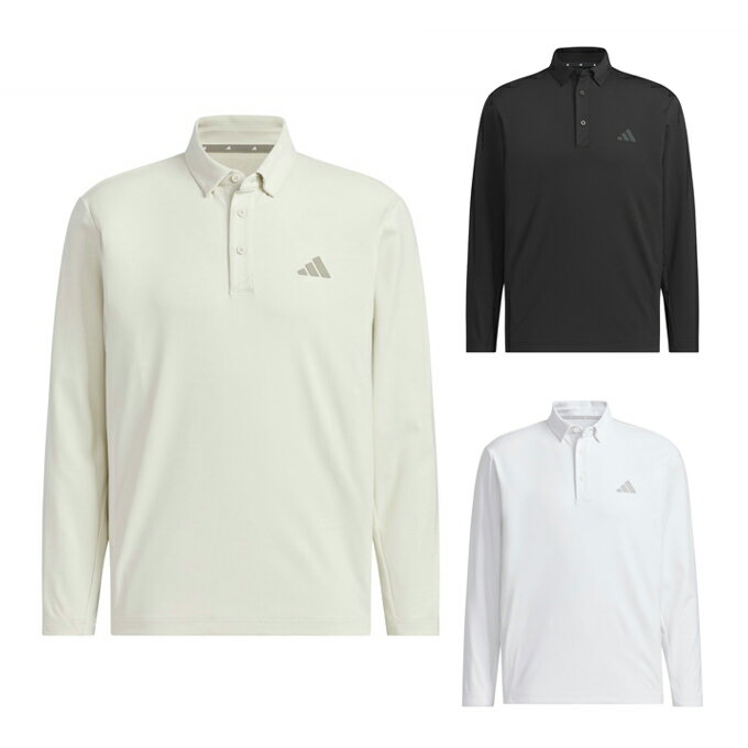 アディダス adidas ゴルフウェア ポロシャツ 長袖 メンズ COLD.RDY長袖シャツ JVV05 【国内正規品】【2025年秋冬モデル】