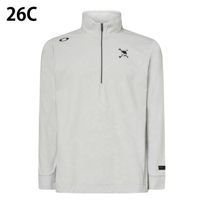 オークリー(OAKLEY) ゴルフウェア 長袖シャツ メンズ スカルエンボス長袖モックネックSH FOA408241 【国内正規品】【2025年秋冬モデル】