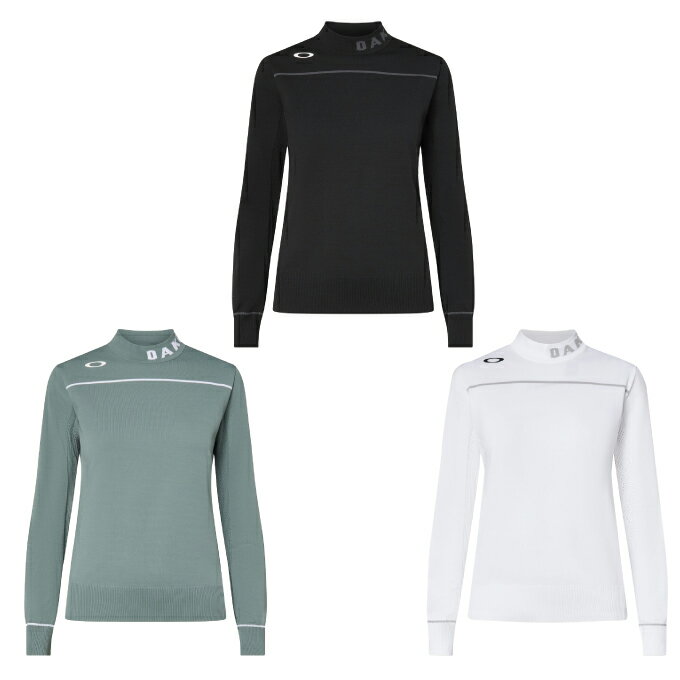 オークリー(OAKLEY) ゴルフウェア 長袖シャツ レディース ELEVATE LS SWEATER MOCK SHT 2.0 FOA500909 ..