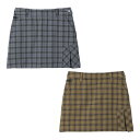 ルコックスポルティフ(le coq sportif) ゴルフウェア スカート レディース チェック柄スカート LG5FSK02L 【2025年秋冬モデル】