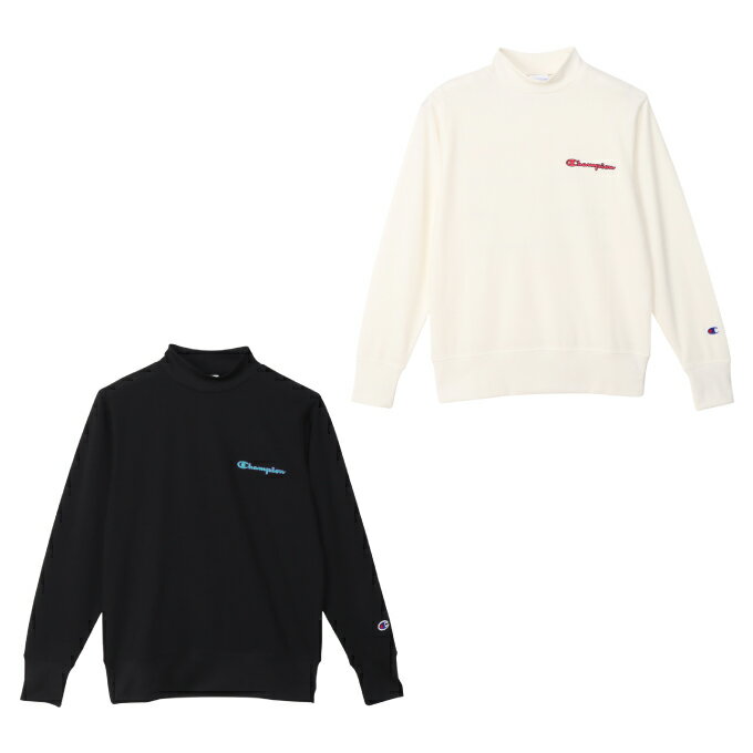 【全品対象最大3万ポイント還元＆10％OFF！ 3/4 20:00〜3/11 1:59】チャンピオン(Champion) ゴルフウェア 長袖シャツ レディース モックネック長袖シャツ CW-CG402 【2025年秋冬モデル】