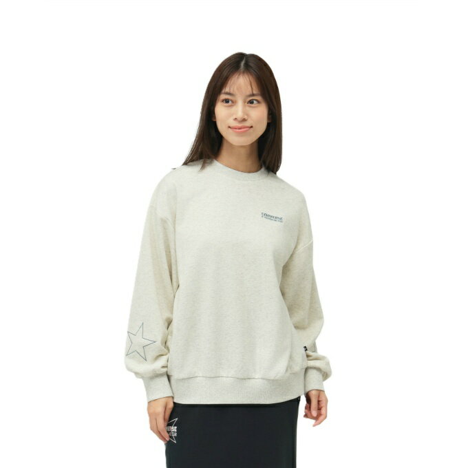 コンバース(CONVERSE) スウェットトレーナー レディース スターPT 裏毛クルースウェット 42200231