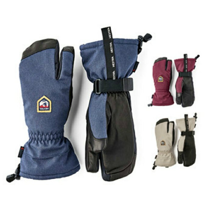 ヘストラ(HESTRA) スキーグローブ メンズ レディース 3F GLOVE Czone Mountain 3-Finger 【25-26 2026 モデル】