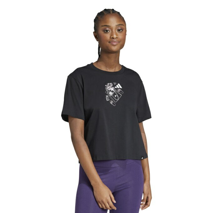 Ladies Wear - アディダス(adidas) Tシャツ 半袖 レディース W EMBROIDERY グラフィック JV6089 JVJ06