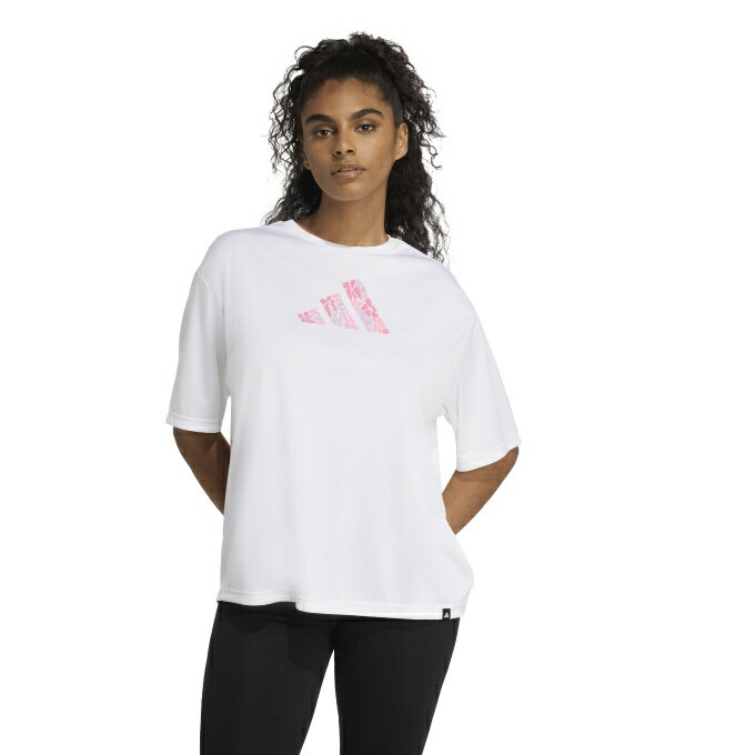 アディダス(adidas) Tシャツ 半袖 レディース ソフト サイド グラフィックTシャツ KD8375 TP533