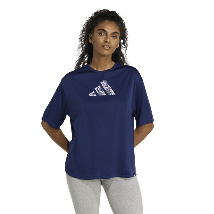 アディダス(adidas) Tシャツ 半袖 レディース ソフト サイド グラフィックTシャツ KD8376 TP533
