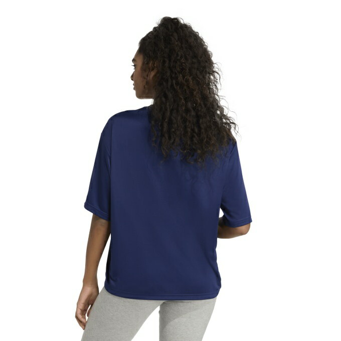 アディダス(adidas) Tシャツ 半袖 レディース ソフト サイド グラフィックTシャツ ...