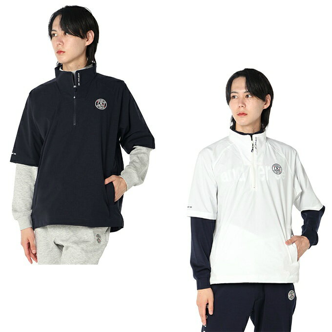 アンパスィ(and per se) ゴルフウェア ブルゾン メンズ マルチウェザーハーフスリーブSH AMF1505G1 【2025年秋冬モデル】