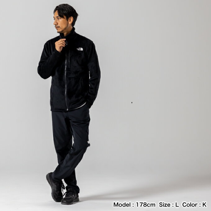 【全品対象最大10％OFFクーポン 2025/11/30 0:00〜12/11 1:59】ザ・ノース・フェイス THE NORTH FACE フリース ジャケット メンズ レディース ジップインバーサミッドジャケット 黒 くろ ブラック 保温 NA72501-K 【国内正規品】 3