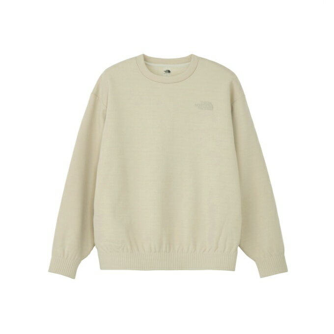 ザ・ノース・フェイス THE NORTH FACE フリース レディース ラリーオンロッククルー RallyOn Rock Crew ベージュ オフホワイト シンプルノースフェイス NLW72102-FI
