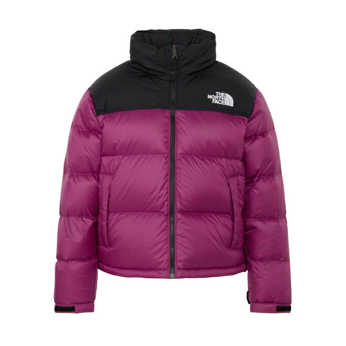 【全品対象最大10％OFFクーポン 2025/11/30 0:00〜12/11 1:59】ザ・ノース・フェイス THE NORTH FACE ダウンジャケット レディース ショートヌプシジャケット ピンク 赤紫 アウター ノースフェイス NDW92555-RK 【国内正規品】