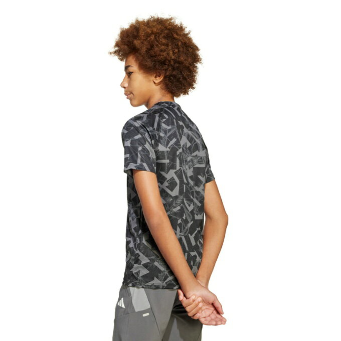 アディダス(adidas) Tシャツ 半袖 ジュニア キッズ スポーツ アイコン フラクタル...
