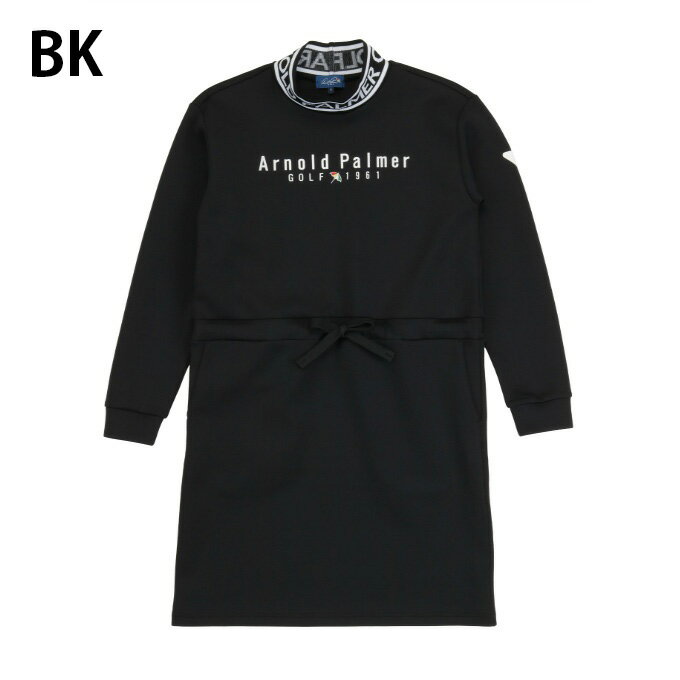 アーノルドパーマー ゴルフウェア ワンピース レディース スウェットシェイプワンピース AP220412E03 【2025年秋冬モデル】