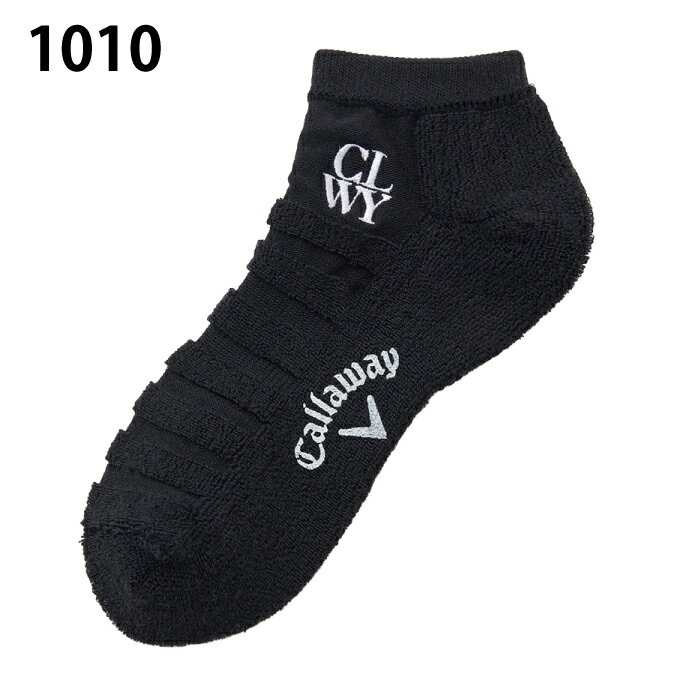 キャロウェイ(Callaway) ゴルフ ソックス レディース 表パイルアンクルソックス WOMENS C25293200 【国内正規品】【2025年秋冬モデル】
