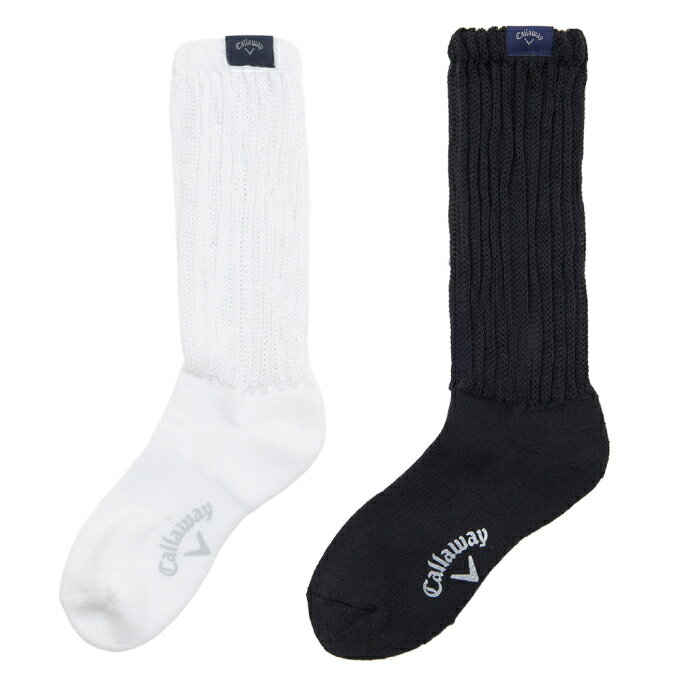 キャロウェイ(Callaway) ゴルフ ソックス レディース ミドルルーズソックス WOMENS C25293208 【国内正規品】【2025年秋冬モデル】